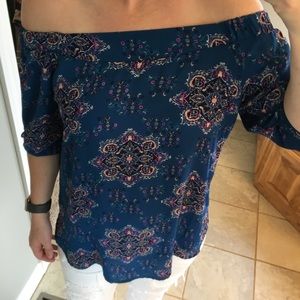 Renee C. Tops - Off the Shoulder Tunic Renee C. Tops - Off the Shoulder Tunic